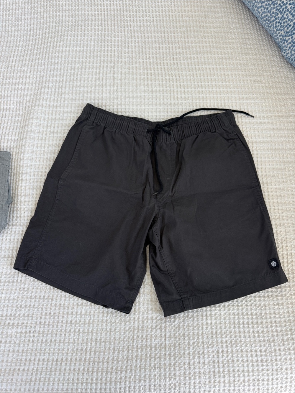 Element Grey Drawstring Casual Shorts